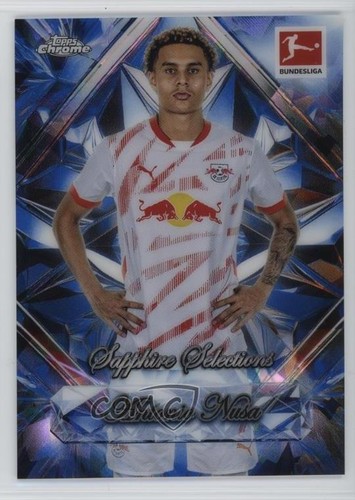 Antonio Nusa 2024 Topps Chrome Bundesliga Sapphire