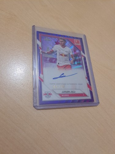 Antonio Nusa 2025 Topps Chrome Bundesliga Violet Wave /75