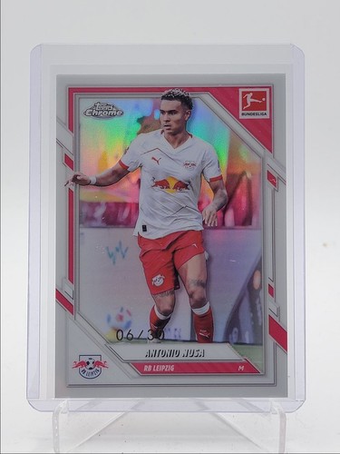 Antonio Nusa 2025 Topps Chrome Bundesliga White Refractor /30