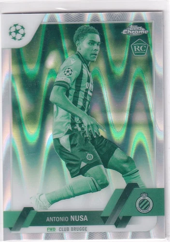 Antonio Nusa 2022 Topps Chrome Champions League Green /225