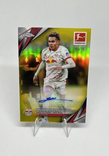 Antonio Nusa 2024 Topps Chrome Giallo /75