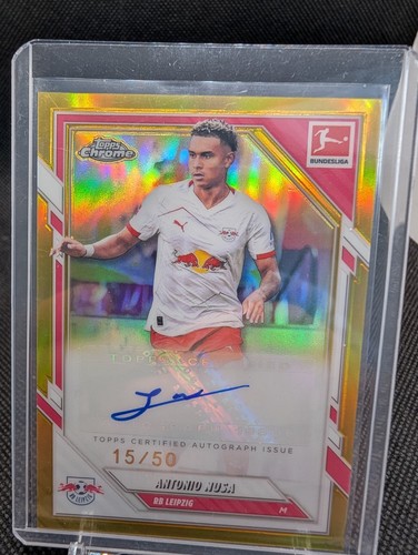 Antonio Nusa 2025 Topps Chrome Gold /50