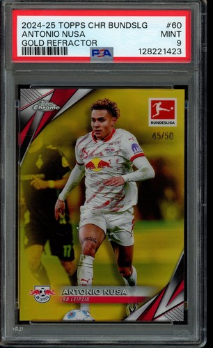 Antonio Nusa 2024 Topps Chrome Gold /50