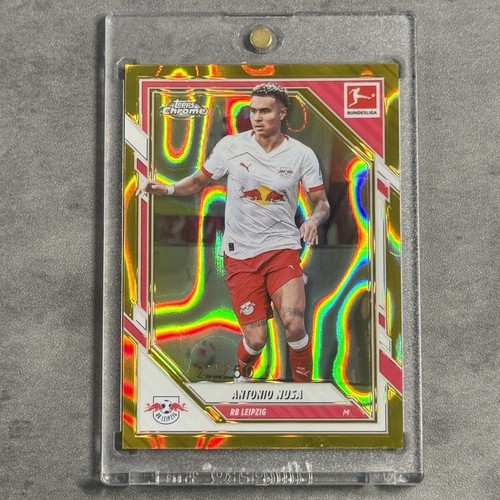 Antonio Nusa 2026 Topps Chrome Gold Lava Refractor /50