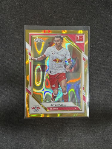 Antonio Nusa 2025 Topps Chrome Gold Refractor /50