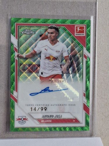 Antonio Nusa 2025 Topps Chrome Green /99
