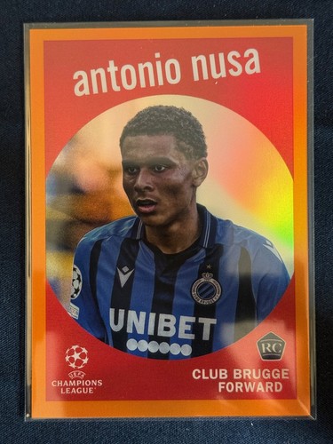 Antonio Nusa 2022 Topps Chrome Orange Refractor /25