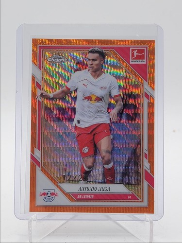 Antonio Nusa 2025 Topps Chrome Orange Wave /25