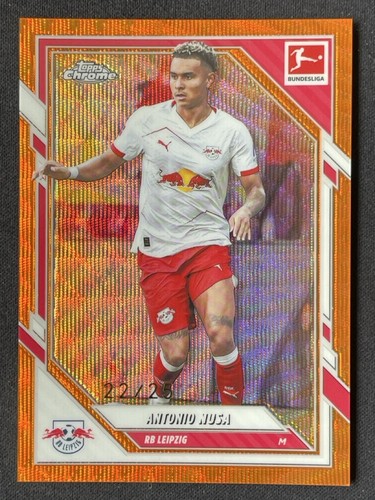 Antonio Nusa 2026 Topps Chrome Orange Wave Refractor /25