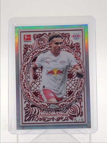 Antonio Nusa 2025 Topps Chrome Red /5