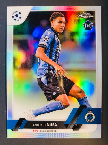 Antonio Nusa 2023 Topps Chrome Refractor