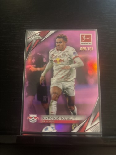 Antonio Nusa 2025 Topps Chrome Rosa /199