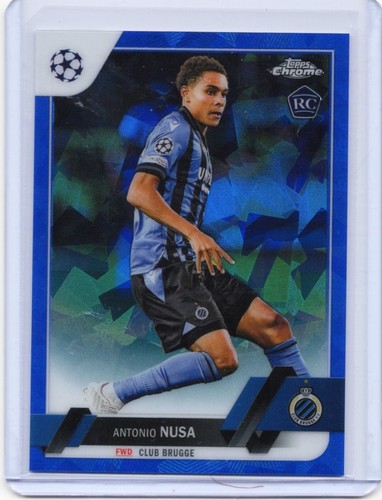Antonio Nusa 2023 Topps Chrome Sapphire Edition