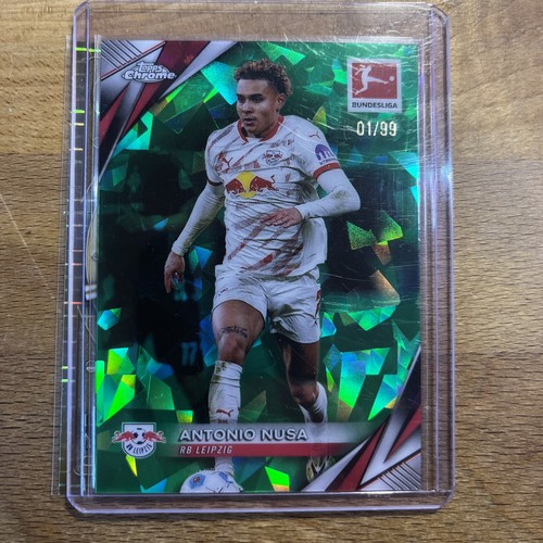 Antonio Nusa 2024 Topps Chrome Sapphire Green /99