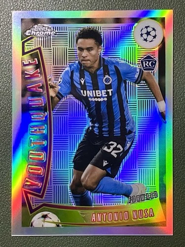 Antonio Nusa 2022 Topps Chrome UEFA Club Competitions