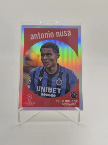 Antonio Nusa 2022 Topps Chrome UEFA Club Competitions