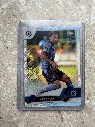 Antonio Nusa 2022 Topps Chrome UEFA Club Competitions Toppsfractor /52