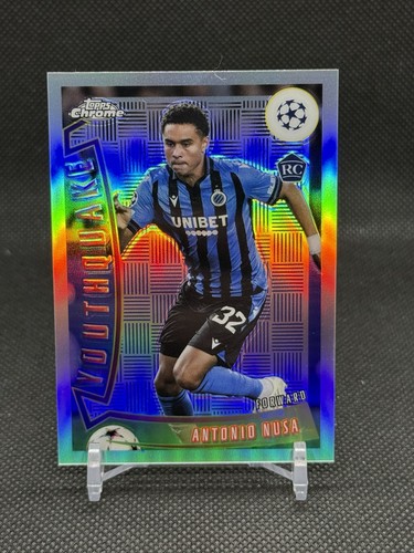 Antonio Nusa 2022 Topps Chrome UEFA Refractor #YQ-8