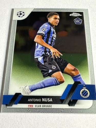 Antonio Nusa 2022 Topps Chrome UEFA UCL