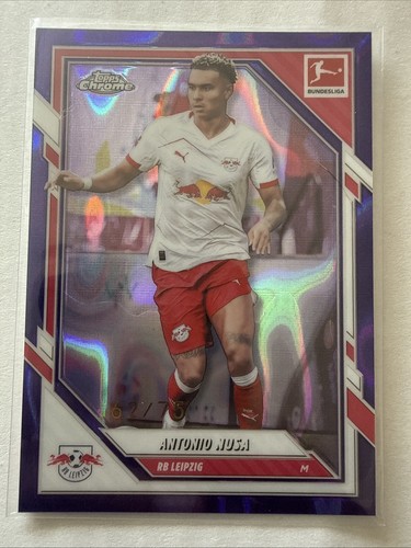 Antonio Nusa 2026 Topps Chrome Viola Lava /75