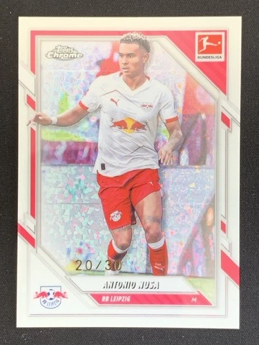 Antonio Nusa 2026 Topps Chrome White Mini-Diamond /30