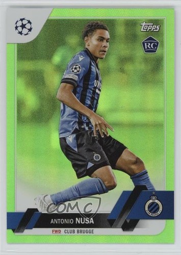 Antonio Nusa 2022 Topps Competiciones de Clubes UEFA Neon Green /199