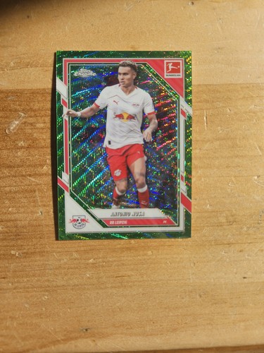 Antonio Nusa 2025 Topps Cromo Bundesliga Onda Verde Refractor /99