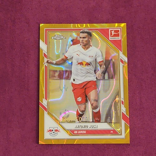 Antonio Nusa 2025 Topps Cromo Bundesliga Oro Refractor /50