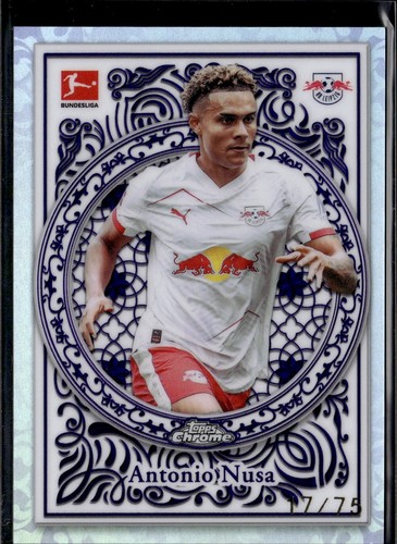 Antonio Nusa 2025 Topps Cromo Bundesliga Purple /75