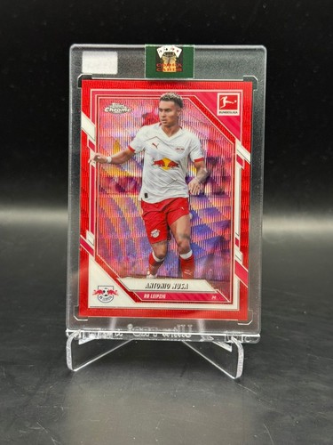 Antonio Nusa 2025 Topps Cromo Bundesliga Red Wave /5