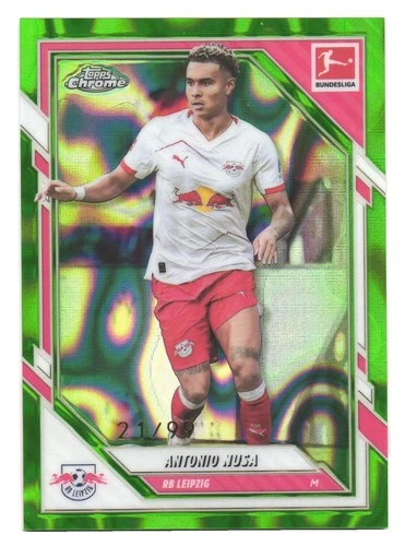 Antonio Nusa 2025 Topps Cromo Bundesliga Verde Lava /99
