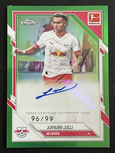 Antonio Nusa 2025 Topps Cromo Bundesliga Verde Refractor /99