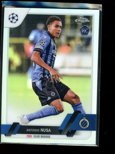 Antonio Nusa 2023 Topps Cromo UEFA Clubes Competiciones Refractor