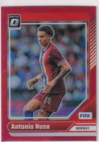 Antonio Nusa 2024 Panini Donruss Red Prizm /299