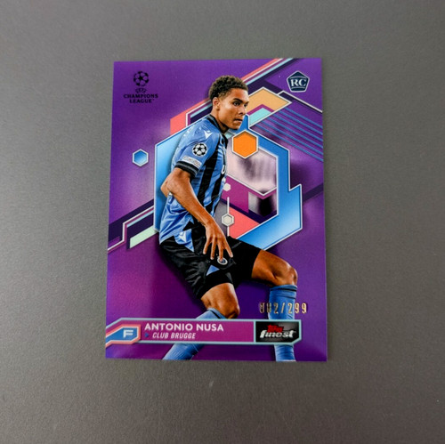 Antonio Nusa 2022 Topps Finest /299