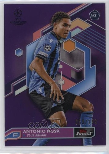 Antonio Nusa 2022 Topps Finest Purple Refractor /299