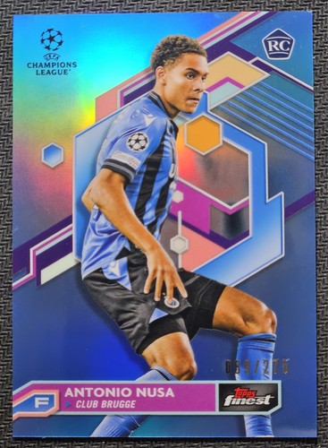Antonio Nusa 2023 Topps Finest Sky Blue /275