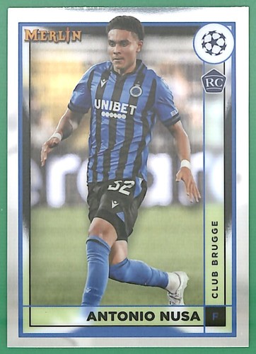 Antonio Nusa 2022 Panini Merlin Chrome