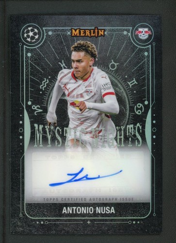 Antonio Nusa 2025 Topps Merlin Chrome