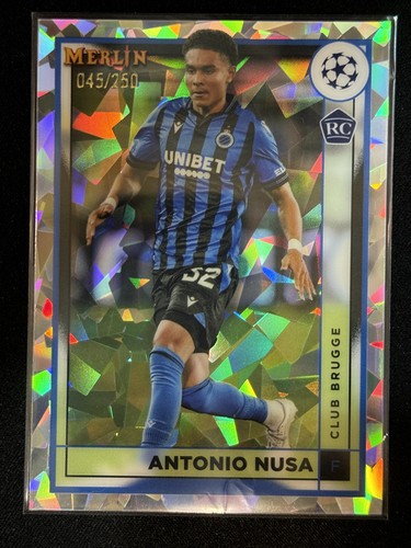 Antonio Nusa 2022 Topps Merlin Chrome Atomic Refractor /250