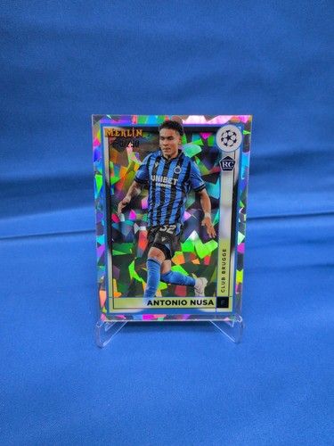 Antonio Nusa 2022 Topps Merlin UEFA Atomic Refractor /250