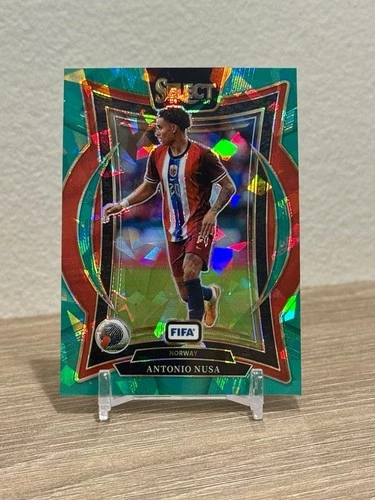 Antonio Nusa 2024 Panini Select FIFA Green Ice