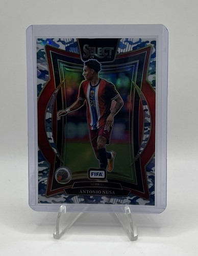 Antonio Nusa 2024 Panini Select FIFA Winter Camo Prizm /30
