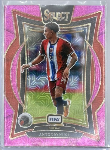 Antonio Nusa 2024 Panini Select Pink Mojo Prizm /299