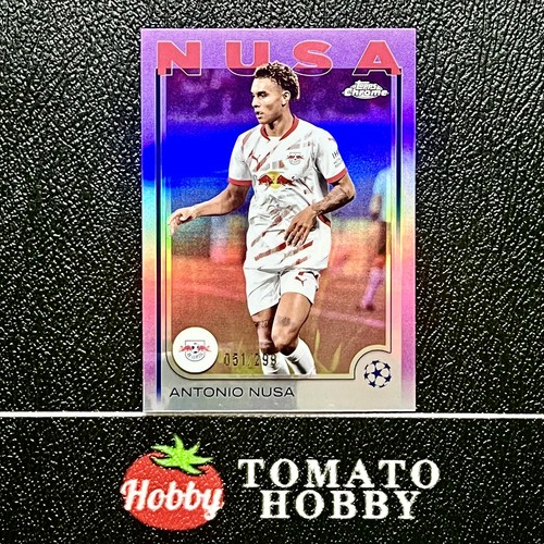 Antonio Nusa 2024 Topps UEFA 2024-25 Violeta Refractor /299