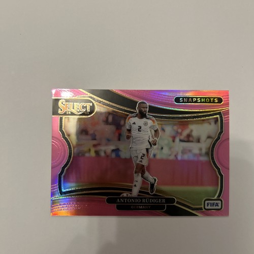 Antonio Rudiger 2024 Panini Select FIFA Pink Wave /25