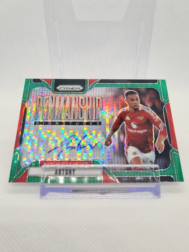 Antony 2024 Panini Prizm Premier League Green Pulsar