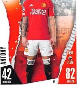 Antony 2023 Topps Match Attax UEFA Club Competitions