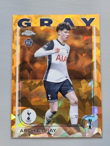 Archie Gray 2024 Topps Chrome Sapphire Orange Refractor /25