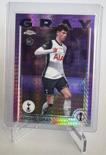 Archie Gray 2024 Topps Chrome Violet Prism 155/299